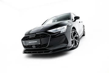 Voorspoiler V.2 Audi A3 Sedan 8Y Facelift Maxton Glanzend, Ophalen of Verzenden, Nieuw