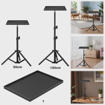 Verstelbare Projector & Monitor Statief Tray met 1/4" Schroe, Verzenden, Nieuw