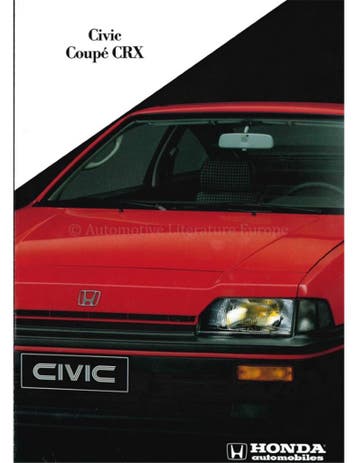 1984 HONDA CIVIC COUPÉ CRX BROCHURE FRANS, Nieuw, Honda, Author