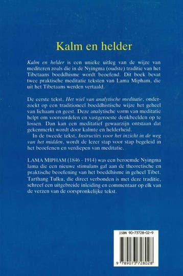 Kalm en helder 9789073728028 Mipham, Verzenden, Gelezen, Mipham