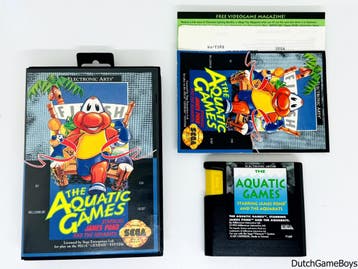 Sega Genesis - The Aquatic Games - Starring James Pond And T, Spelcomputers en Games, Verzenden, Gebruikt