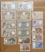 Frankrijk. - 16 Banknotes - Various Dates (Zonder