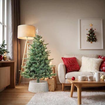 Kerstboomrok wit waterhyacint | retourdeal 45% korting, Ophalen of Verzenden, Zo goed als nieuw