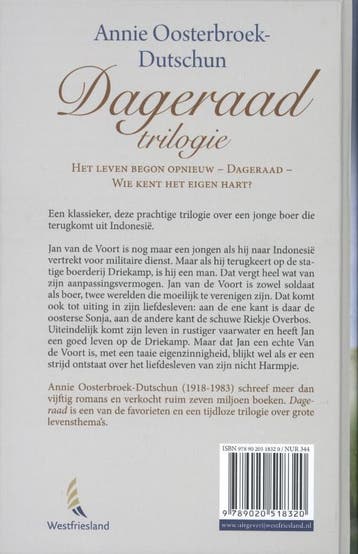 Dageraad-trilogie 9789020518320 Annie Oosterbroek-Dutschun, Verzenden, Gelezen, Annie Oosterbroek-Dutschun