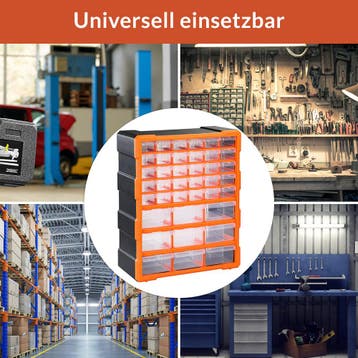 Opbergsysteem met 39 Lades 47,5x38x16cm voor Gereedschap, Verzenden, Nieuw