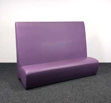 Ontvangstbank - Paars | 140 x 200 x 80 cm, Ophalen of Verzenden, Gebruikt