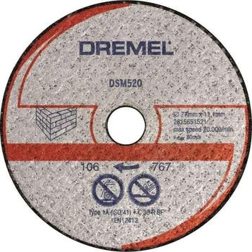 DREMEL Set van 2 Dremel DSM20 compacte zaagschijven, Doe-het-zelf en Verbouw, Gereedschap | Handgereedschap, Verzenden, Nieuw