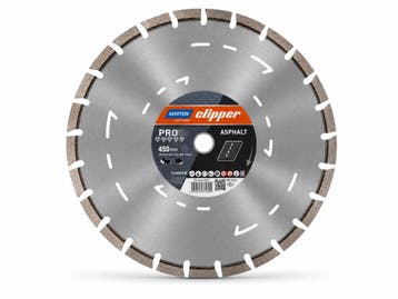 Norton Clipper Pro Asfalt ll diamantzaagblad 450 x 25,4 mm, Ophalen of Verzenden, Overige typen