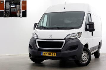 Peugeot Boxer 2.0 BlueHDI E6 130pk L1H2 Premium Navi/Camera/, Gebruikt, Euro 6, Wit, Dealer onderhouden