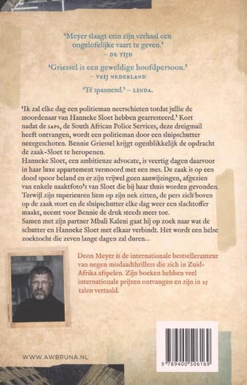7 dagen / Bennie Griessel / 3 9789400506169 Deon Meyer, Verzenden, Gelezen, Deon Meyer