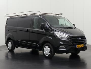 Ford Transit Custom 2.0TDCI Lang Imperiaal | Trekhaak, Stof, Gebruikt, Euro 6, Zwart