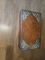 Sieradendoos - .800 zilver, Knoesthout, Antiek en Kunst