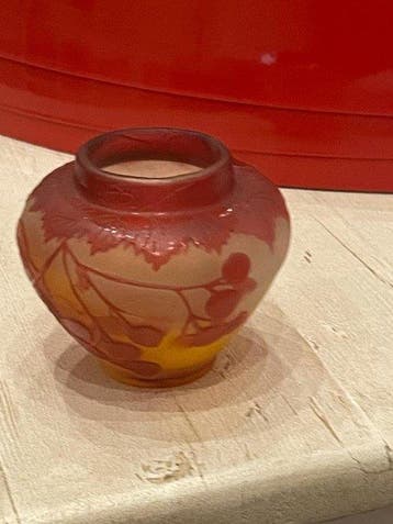 Emile Gallé - Pot - Glas - Art Nouveau