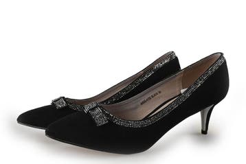 Jumex Pumps in maat 39 Zwart, Pumps, Verzenden, Zwart, Zo goed als nieuw