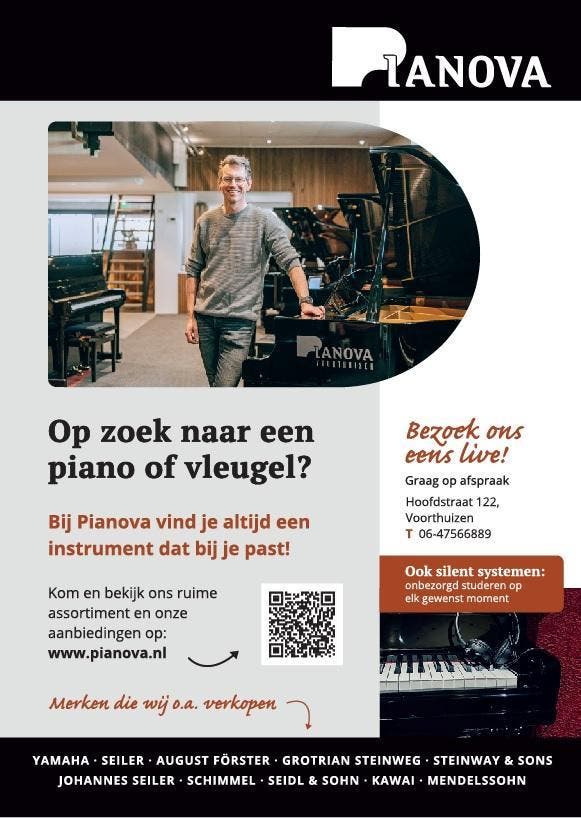 Pianova in Voorthuizen is jouw pianozaak!, Muziek en Instrumenten, Piano's, Nieuw