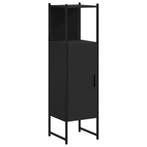 VidaXL badkamerkast, zwart, 120.5 x 33 x 33 cm, Ophalen, Nieuw