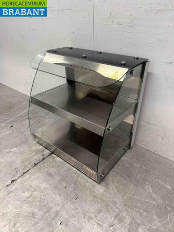 RVS Warmhoudvitrine 4 x 1/2 GN 230V Horeca, Ophalen of Verzenden, Gebruikt