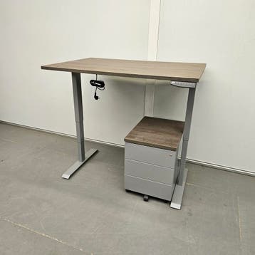 NIEUW elektrisch zit-sta bureau incl ladeblok | kleur blad a, Ophalen of Verzenden, Nieuw