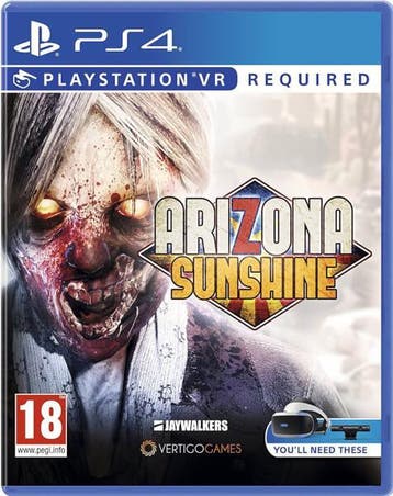 Arizona Sunshine (PSVR Only) PS4 Garantie & morgen in huis!, 1 speler, Ophalen of Verzenden, Zo goed als nieuw, Vanaf 18 jaar