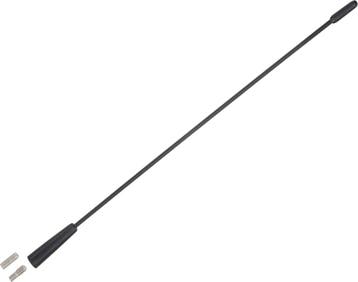 Antenne spriet  AM/FM 36cm fibre glas, met M5 en M6 verloopj, Verzenden
