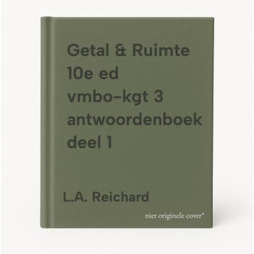 Getal & Ruimte 10e ed vmbo-kgt 3 antwoordenboek deel 1, Verzenden, Gelezen, L.A. Reichard