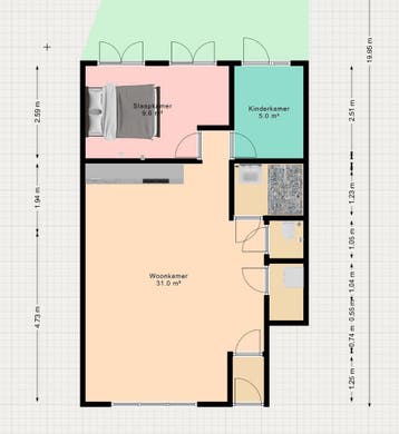 Te huur: Appartement Magalhaensstraat in Amsterdam, Noord-Holland, Appartement, Amsterdam