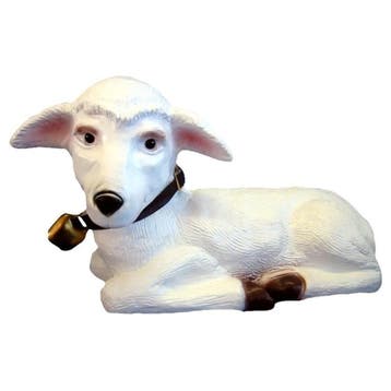 Liggende schaap met bel, Tuin en Terras, Verzenden, Nieuw