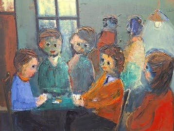 Willy De Bever (1937-2024) - Card Players