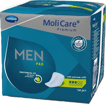 MoliCare Premium MEN PAD 3 druppels - 14 stuks, Verzenden, Nieuw