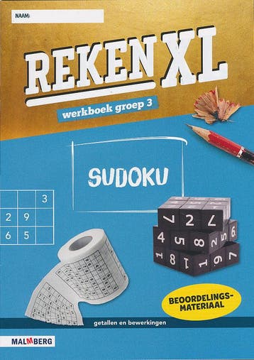 RekenXL Werkboek Sudoku groep 3 (per stuk), Verzenden, Nieuw