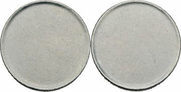 O J Duitsland Brd 50 Pfennig Rohling Ronde Magnetischer S..., Verzenden