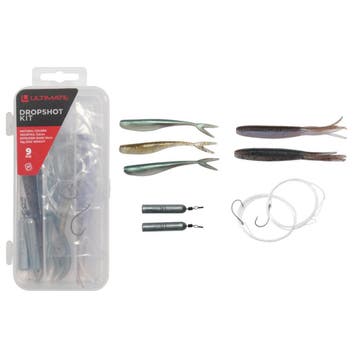 Ultimate Dropshot Kit Loodvrij 150cm 0.30mm 10 + 11.5cm, Watersport en Boten, Verzenden, Nieuw, Dobber of Lood