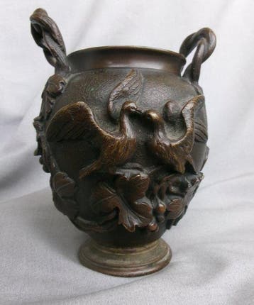 Art Nouveau - Vaas - Brons