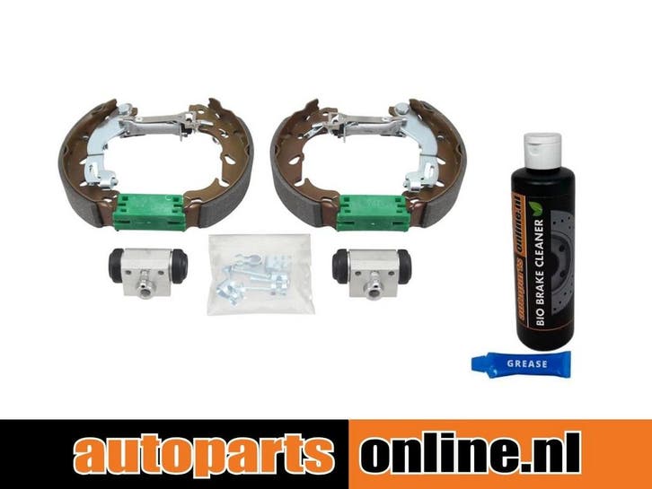 Remschoenset + wielremcilinders + montage set Ford Ka achter, Auto-onderdelen, Besturing, Nieuw, Ford, Verzenden
