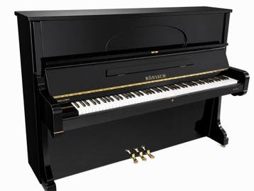 Rönisch 122K (2000), Muziek en Instrumenten, Piano's, Verzenden, Zo goed als nieuw, Zwart
