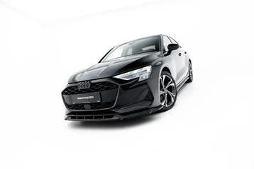 Voorspoiler V.1 Audi A3 Sedan 8Y Facelift Maxton Glanzend, Ophalen of Verzenden, Nieuw