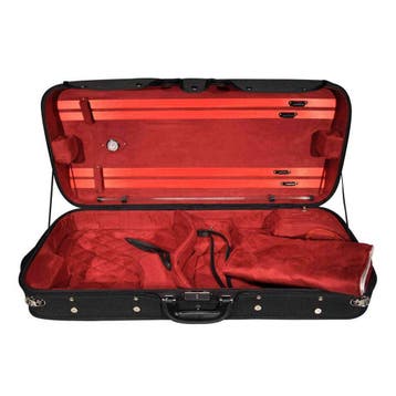 Leonardo DC-180-BR combikoffer viool en altviool oblong hout, Muziek en Instrumenten, Ophalen of Verzenden, Nieuw