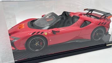 BBR 1:12 - Modelauto - Ferrari SF90XX Spider 1/12 Rosso, Nieuw