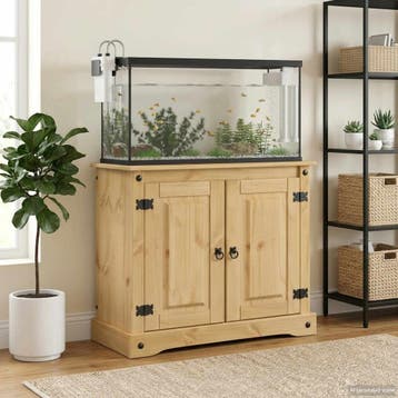 vidaXL Aquarium Stand CORONA Bruin 81,5 x 37 x 73 cm 250 kg, Verzenden, Nieuw