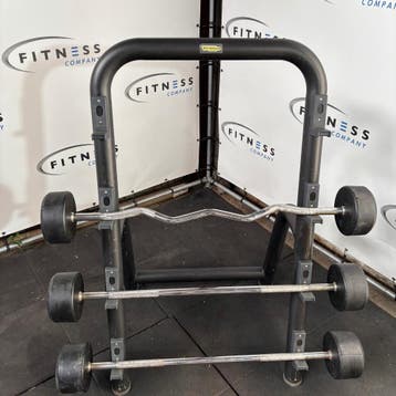 Technogym - Barbell Rack - Incl. Barbells - Zwart, Sport en Fitness, Ophalen of Verzenden, Nieuw, Overige typen