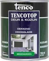 Tencotop Deur & Kozijn Hoogglans - 750ml - Middengroen, Verzenden, Nieuw