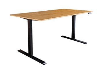 Kantoorbureau OAK DESK 120cm hoogte verstelbaar naturel, Ophalen of Verzenden, Nieuw
