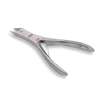 Pedicure nageltang met dubbel scharnier en rechte bek - 15cm, Verzenden, Nieuw