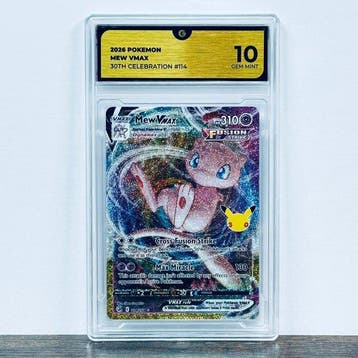 Pokémon Graded card - Mew VMAX 114 - 30th Anniversary –, Nieuw