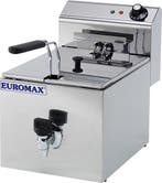 Euromax Professionele horeca friteuse enkel 8 liter met kraa, Verzenden, Nieuw in verpakking