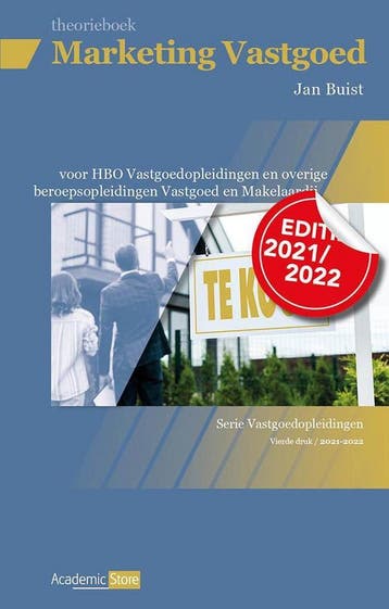 Marketing Vastgoed / Serie Vastgoed Opleidingen / 24, Verzenden, Zo goed als nieuw, Jan Buist