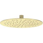 IVY Hoofddouche Slim 25 cm - Eco-air - Geborsteld Mat Goud, Ophalen of Verzenden, Nieuw