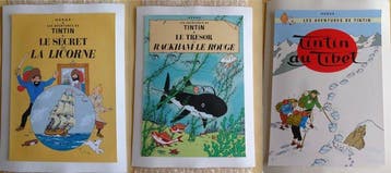 Tintin - Ensemble de 3 sérigraphies Hergé/Tintinimaginatio, Nieuw