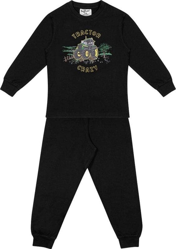 Fun2Wear - Pyjama Tractor Crazy - Zwart - Maat 140, Kinderen en Baby's, Kinderkleding | Overige, Nieuw, Verzenden