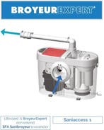 Sanibroyeur Saniaccess 1 fecaliënvermaler, Ophalen of Verzenden, Nieuw, Toilet